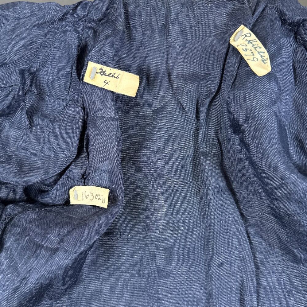 Vintage Little Boy's Wool Pea Coat Blue w/ US Navy Patch Size 2 read description - Picture 6 of 9